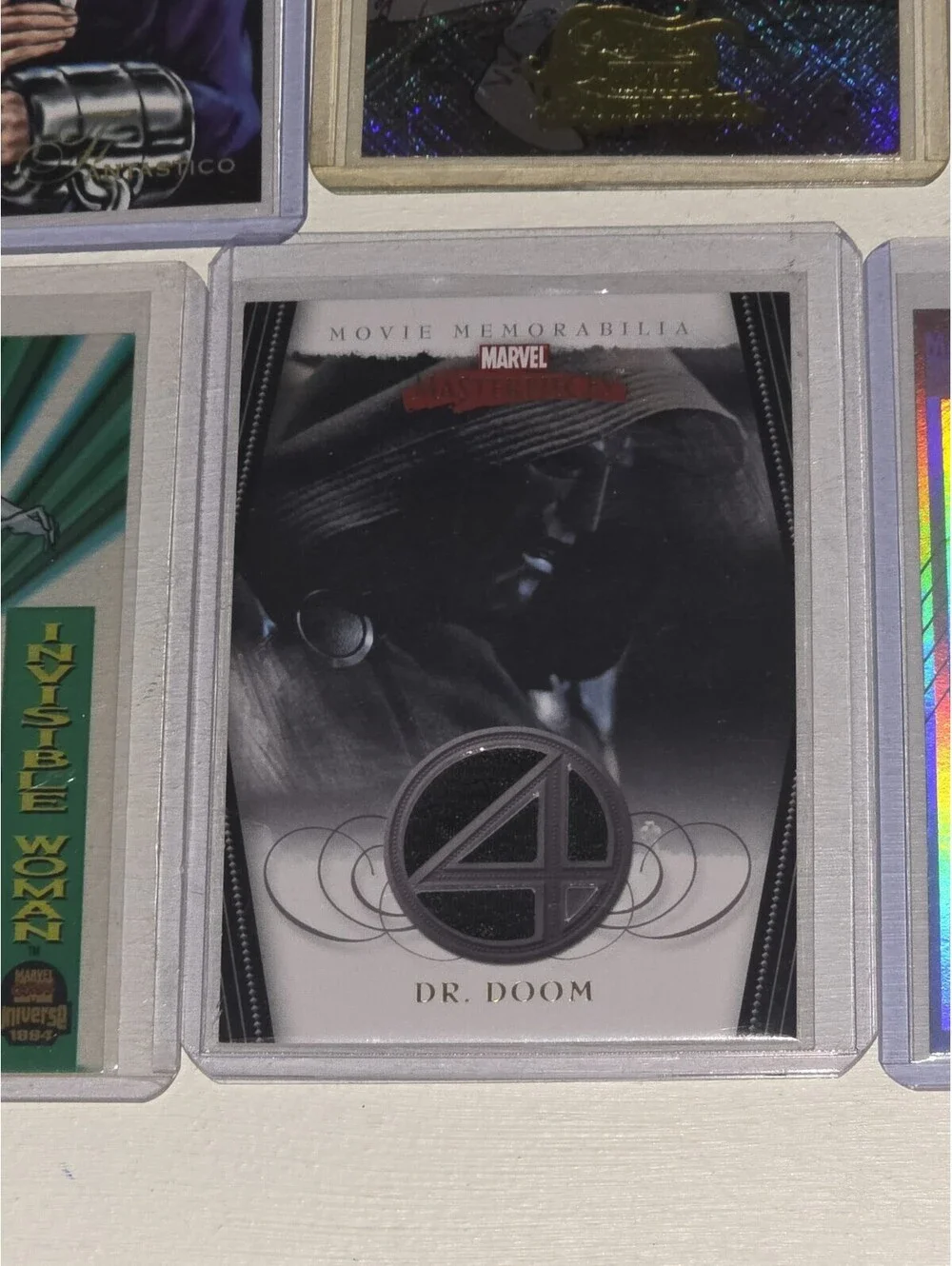 Marvel Fantastic Four Doctor Doom Relic Memorabilia PROMO & Chase Card Lot VTG +
